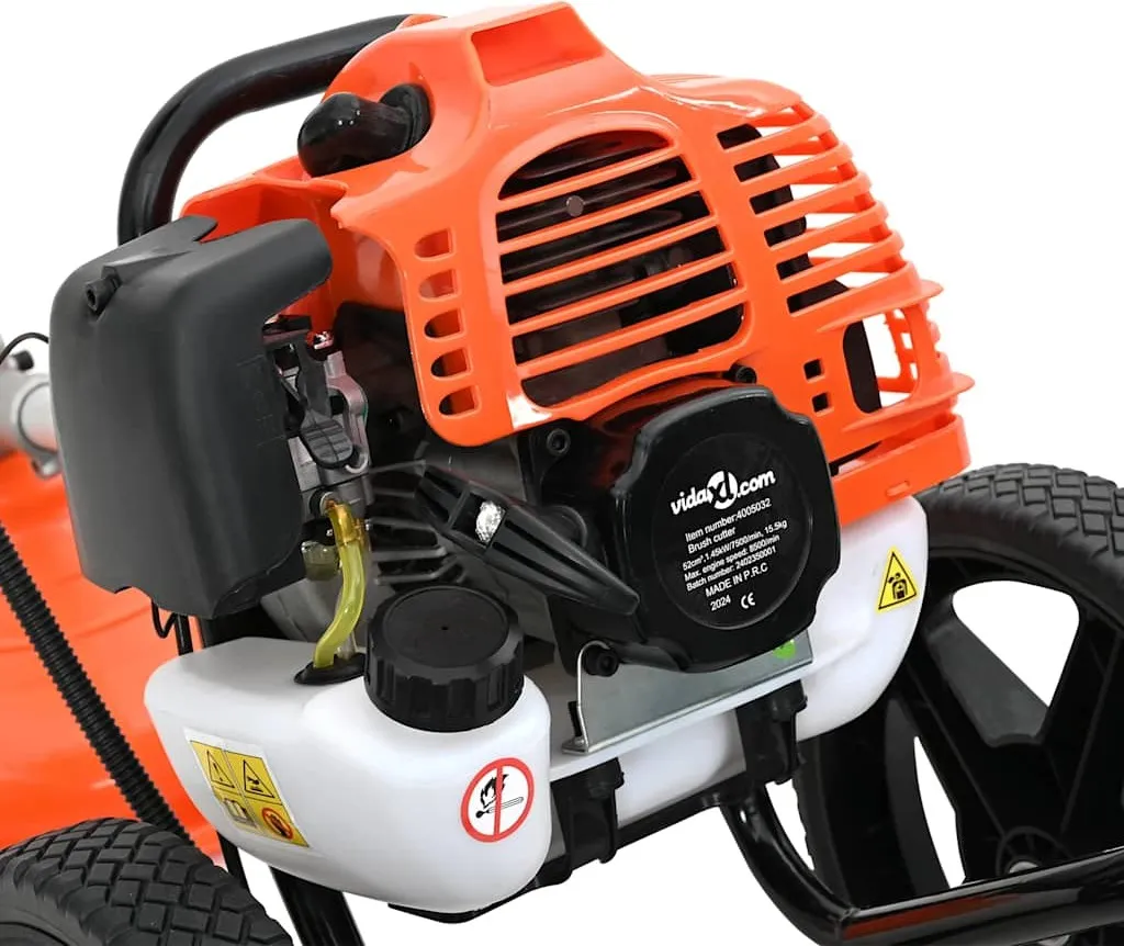 Débroussailleuse Orange 52 cm³ à roues : Puissance 1.45 kW mobile