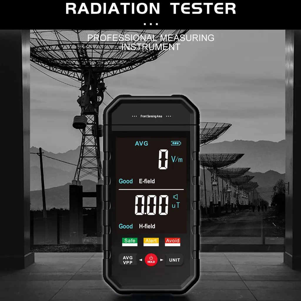 ET925PRO Testeur de Radiations Électromagnétiques LCD avec Alarme Sonore