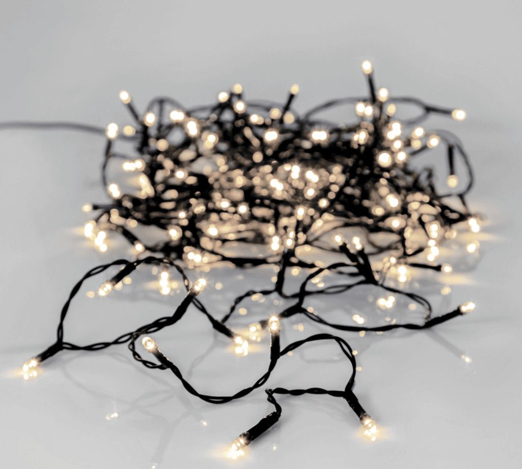Lampki choinkowe LED 180 diod 12m białe ciepłe 3000k Zdjęcie produktu 