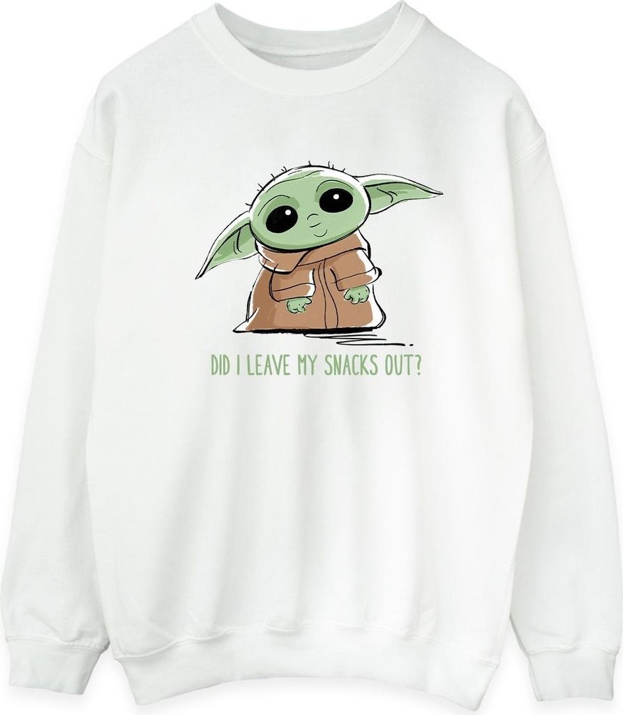 Star Wars - "The Mandalorian" Sweatshirt für Herren BI46662 (S) (Weiß)