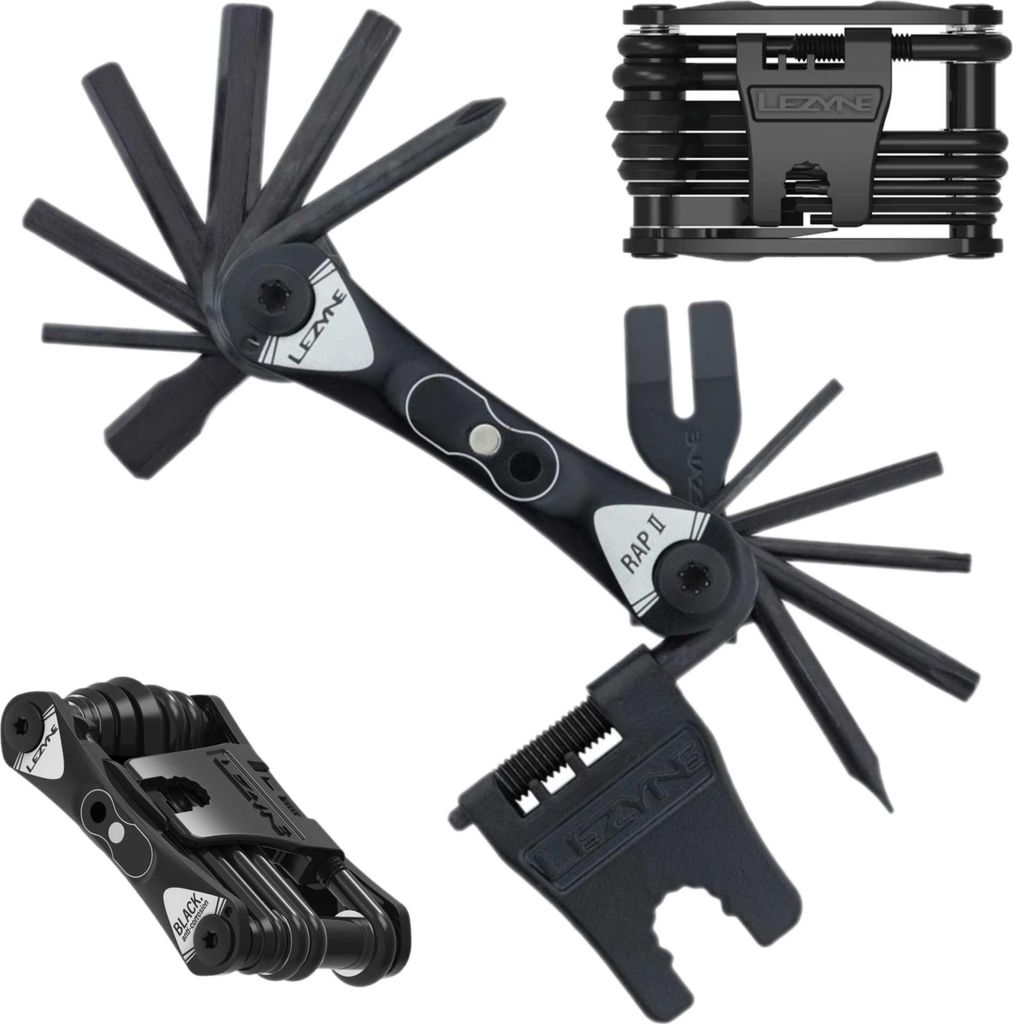 Multitool für Fahrräder Lezyne RAP II 24 Multifunktionsschlüssel 24 Funktionen