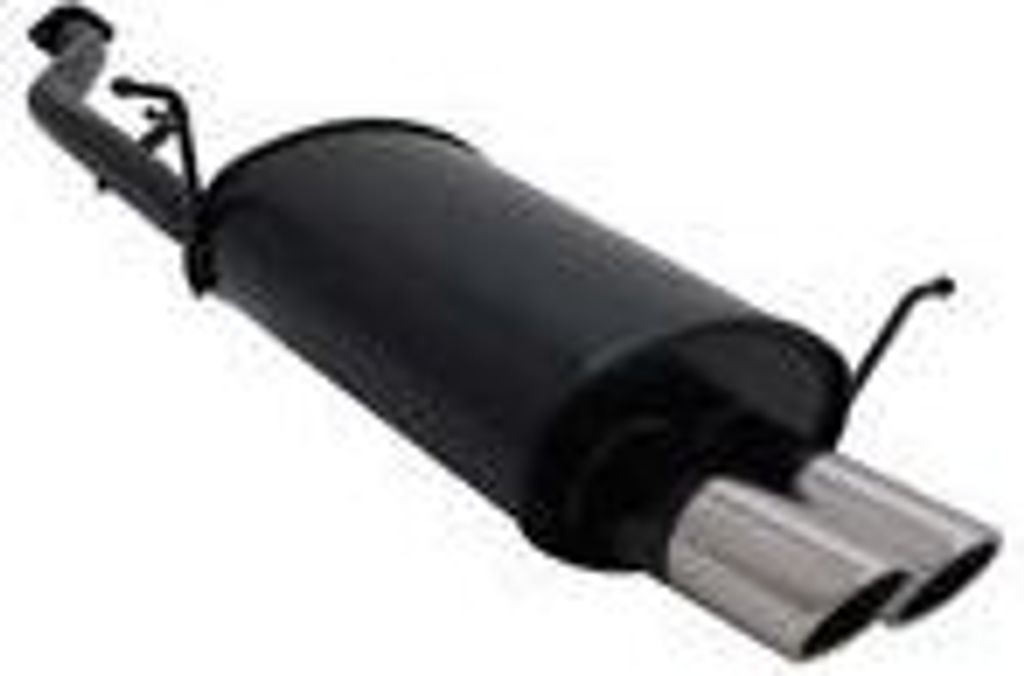 Novus Sportendschalldämpfer für BMW E36 Compact (3/C G) 2 x 76mm SR-Design