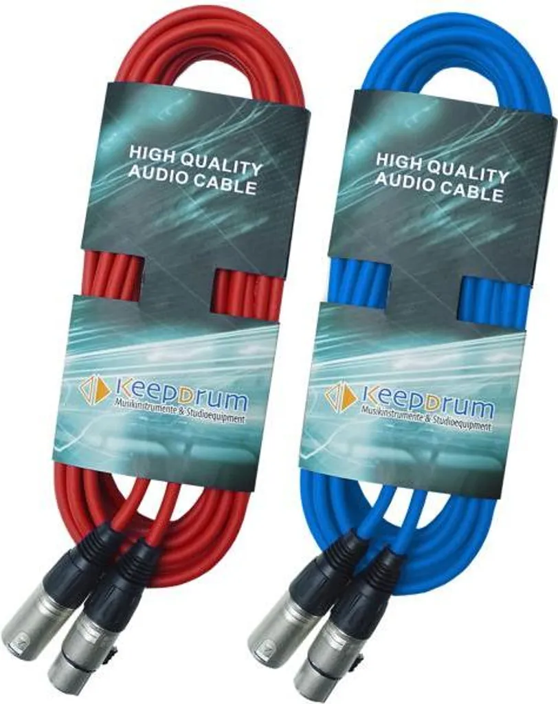 Cavo DMX 15m Keepdrum XLR 3-pin | Alta Trasmissione Segnale Luci