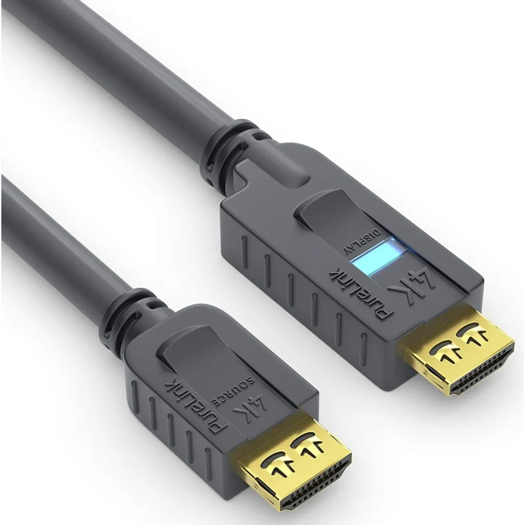 Câble HDMI Haute Vitesse PureLink PI2010 Noir pour Vidéo 4K et Audio HD