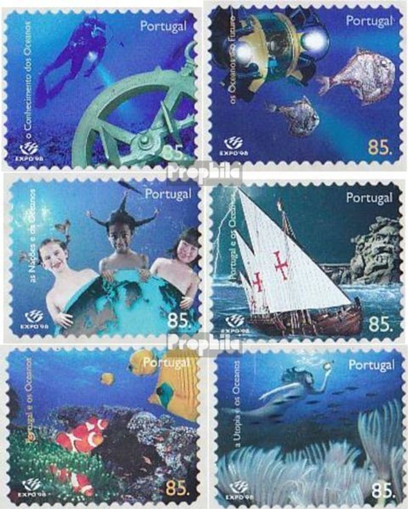 Briefmarken Portugal 1998 Mi 2273-2278 (kompl.Ausg.) Produktbild 