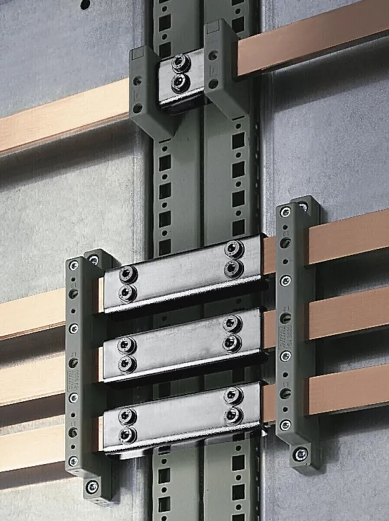 Rittal SV 9320.020 Connettore per Sbarre E-Cu 20x5-30x10 mm - Set 3 pz