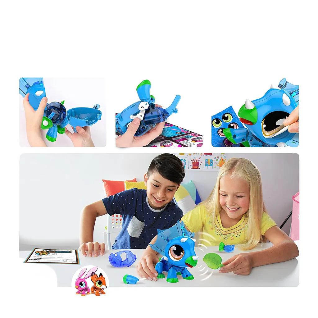 Robot Dinosaure à Construire Build-A-Bot - Kit de Création STEM Ludique