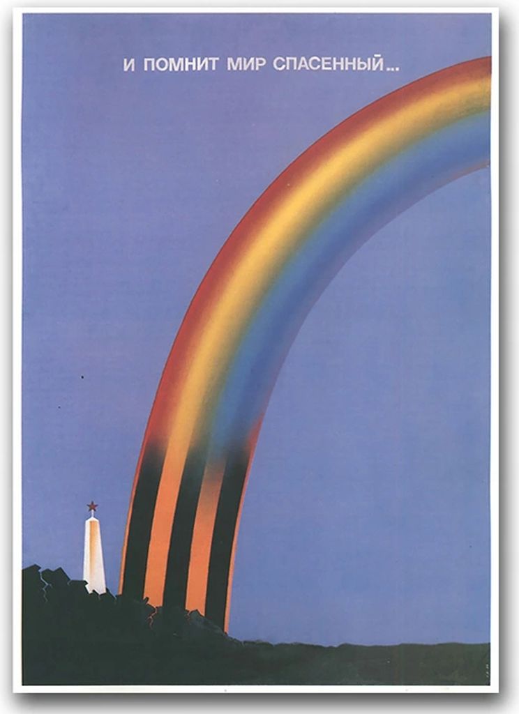 Retro-Poster für Wohnzimmer sowjetische Propaganda 40x60
