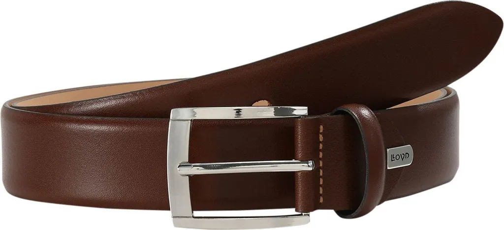 Cintura Business Uomo LLOYD Marrone Midbrown W80 - Elegante e Sobria