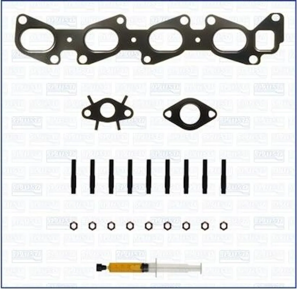 Set Fixation Turbocompresseur Lancia Delta III 09- pour Réparation