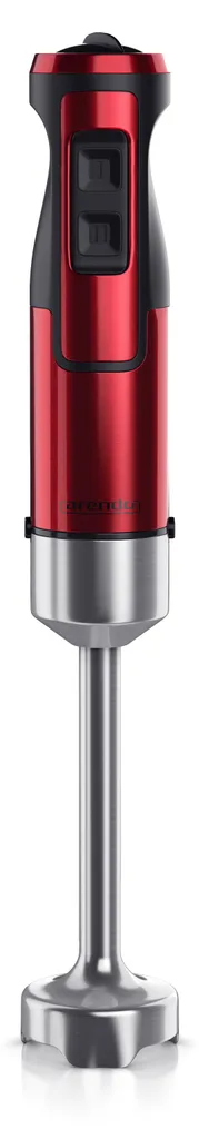Mixeur Plongeant pour Soupes et Sauces - Inox Rouge Réglable Arendo