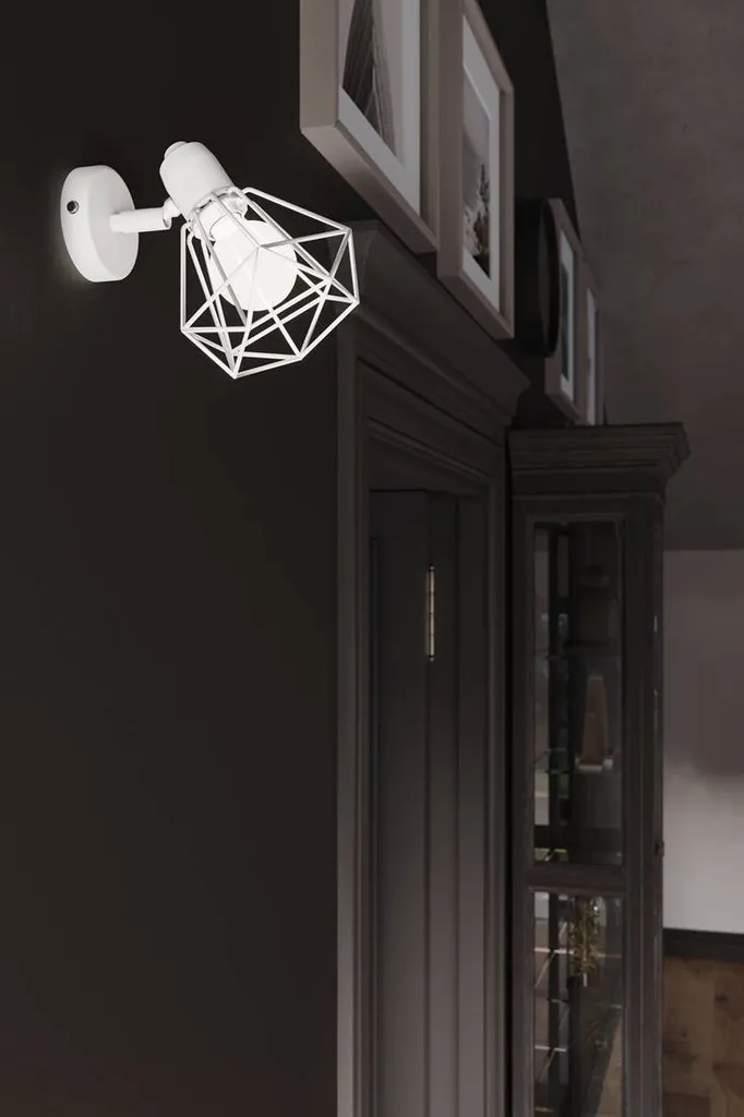 Lampada ARTEMIS 3 Sollux Bianco Acciaio | Plafoniera Moderna E14 3 Luci - 15