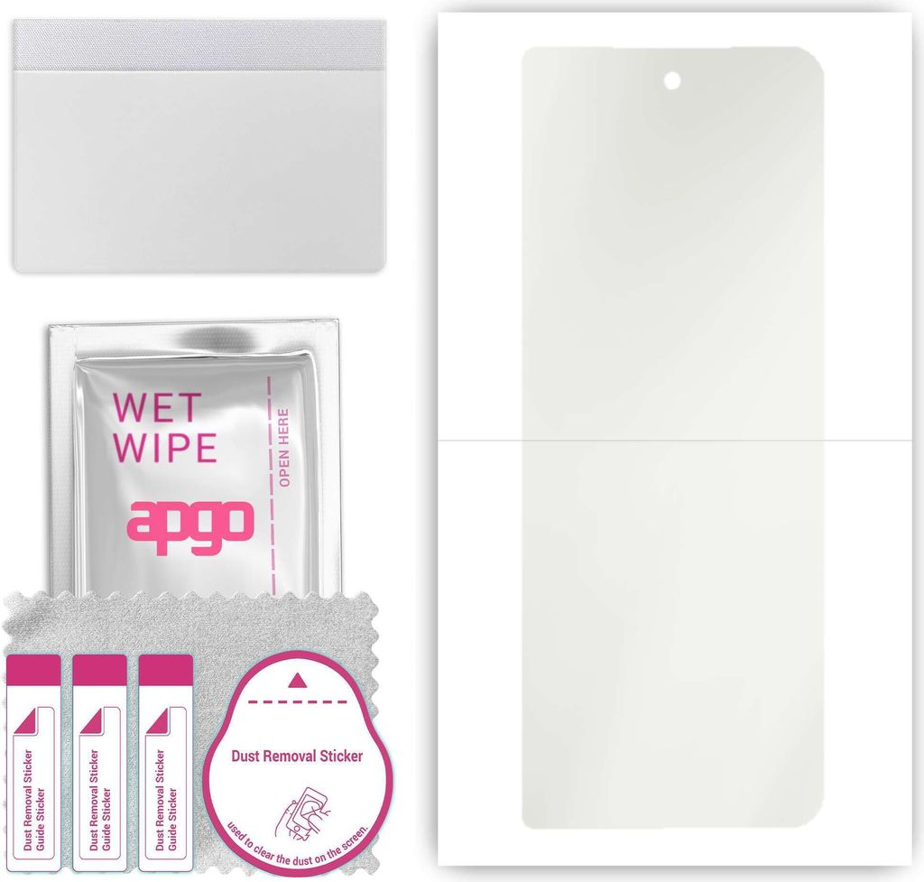 apgo Hydrogel Schutzfolie, Matt, kompatibel mit Samsung Galaxy Z Fold 3, flexibele Displayschutzfolie, Folie mit Positionierhilfe, Anti-Fingerprint...