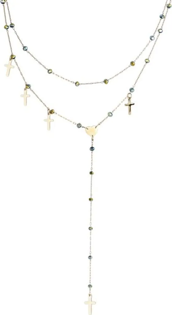 Flamenco Mystique Necklace 14k Gold Plated Steel - Exclusive Design