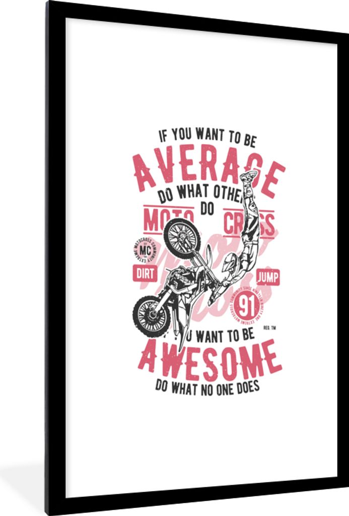 MuchoWow MuchoWow Gerahmtes Poster Mancave - Sport - Retro 60x90 cm - Poster mit zchwarzem Bilderrahmen - Dekoration - Wandposter Wohnzimmer - ...