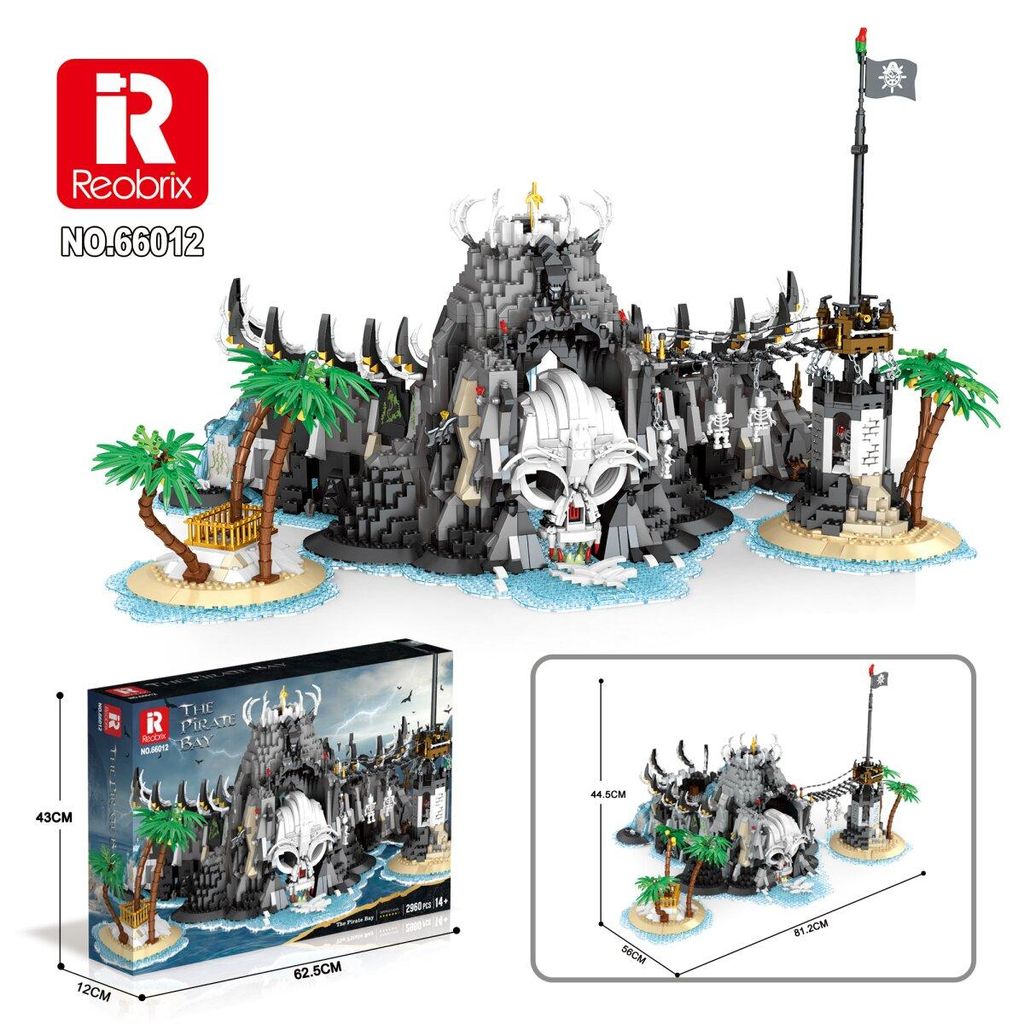 The Pirate Bay Klemmbaustein Set 2960 Teile