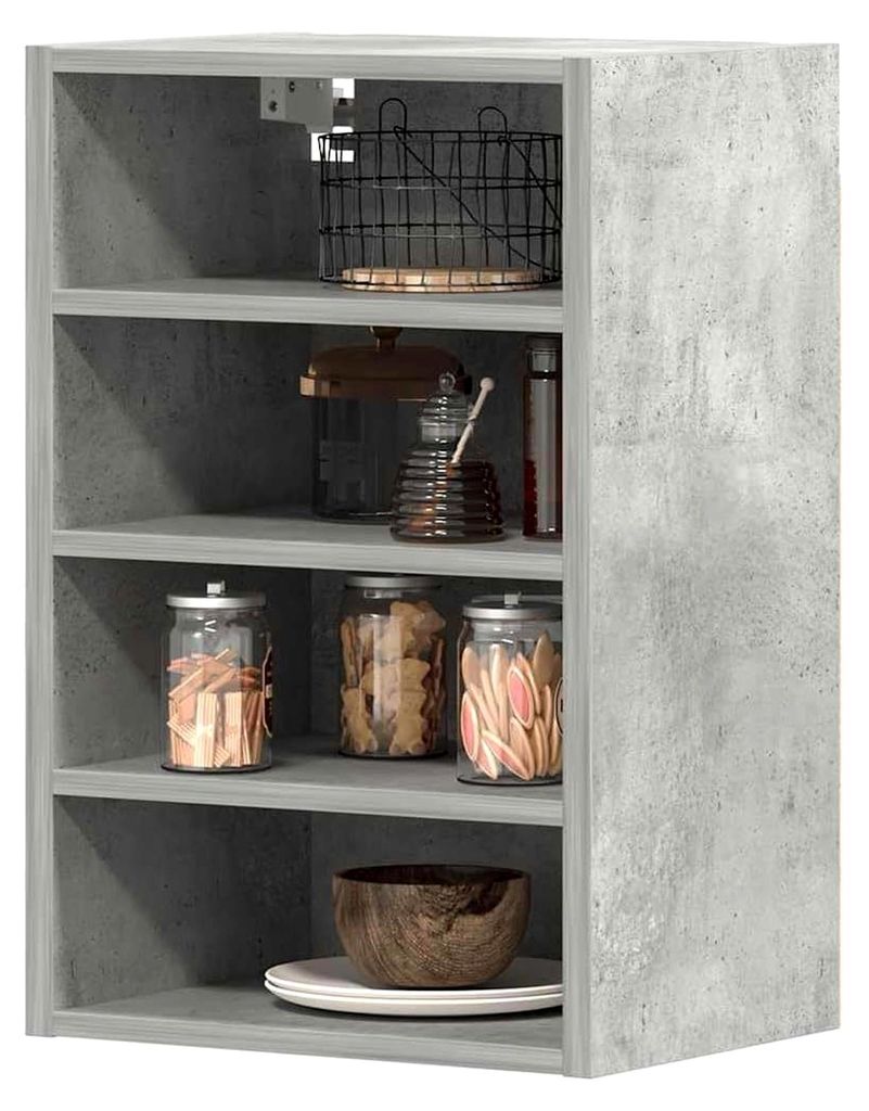 Hängeschrank Riga in Betongrau 40x29,5x60 cm aus Holzwerkstoff