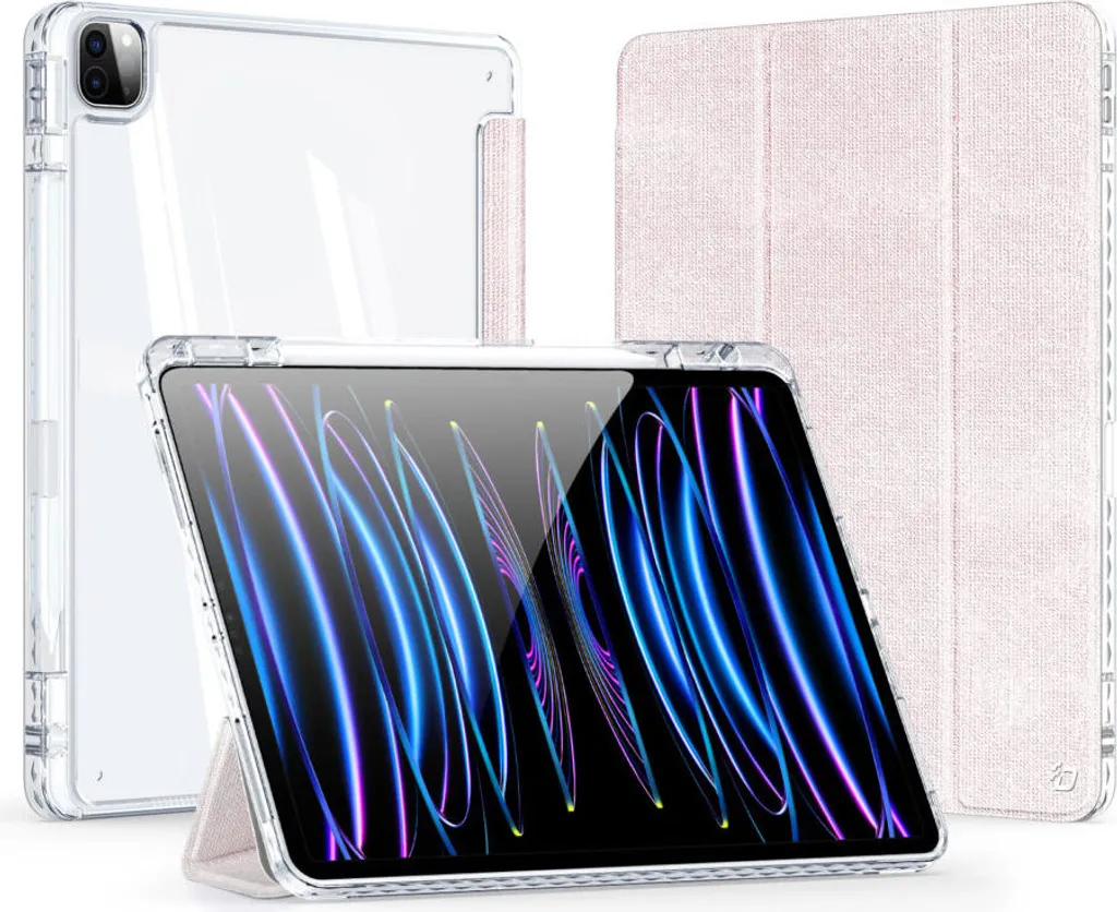 Dux Ducis - Custodia per tablet compatibile con Apple iPad Pro 11 (2025) / Apple iPad Pro 11 (2024) - Con portapenne - - - Nero