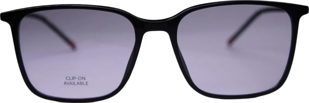 Monture optique homme HUGO HG1270/CS avec clip solaire magnétique 2-en-1