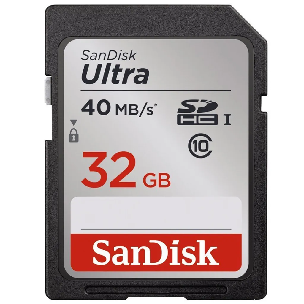 Carte SDHC 32 Go SanDisk Ultra classe 10 évite les saccades vidéo HD