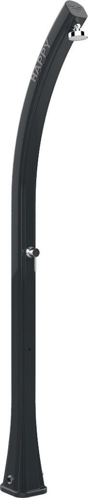 Gartendusche Solar Happy Anthrazit