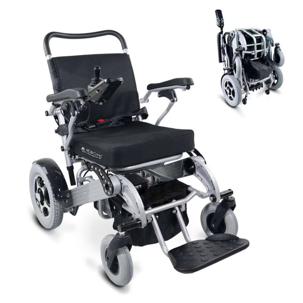 Mobiclinic, Elektrorollstuhl, Modell Troya Plus, Aluminium, Produktbild 
