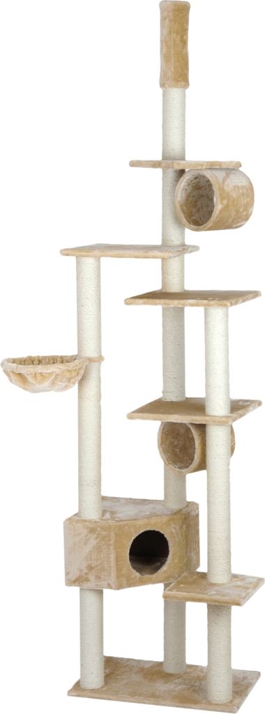 Rohrschneider, KATZE, Kratzbaum Cherry beige, L/B/H:60x80x230-260, 21353.100