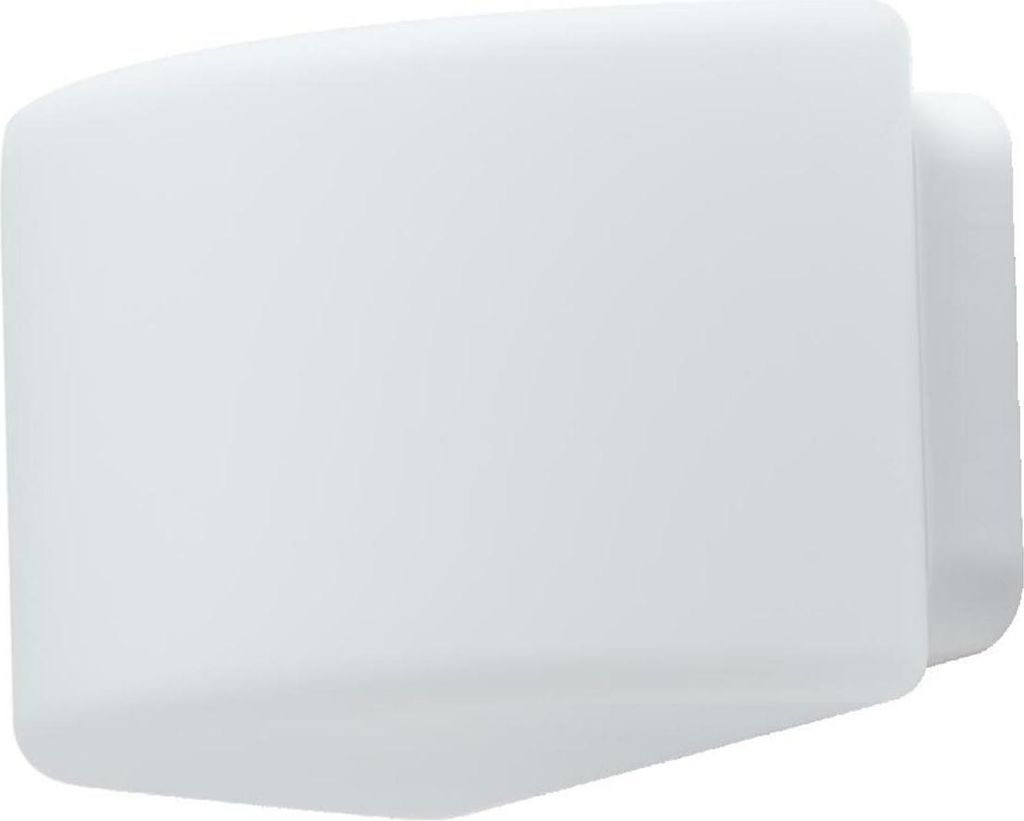 OSMONT NEV59737 NEVA 1 Decken-/Wandleuchte aus Glas, weiß, IP43, 4000 K, 7 W LED