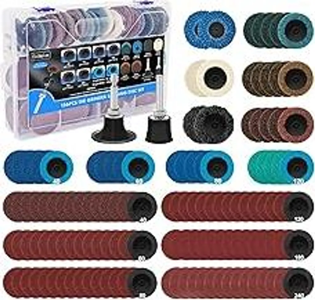 Offerta 136 Dischi Abrasivi 50mm - Smerigliatrice Aria e Lucidatura