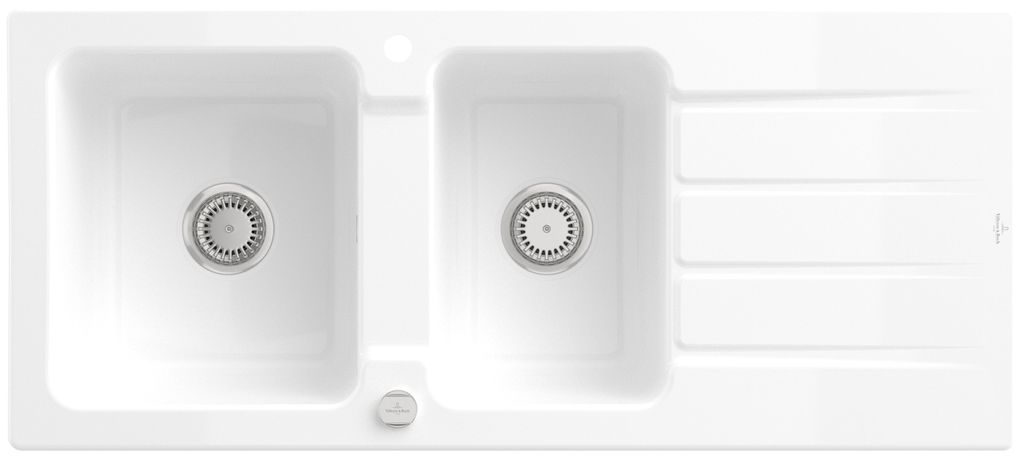 Villeroy & Boch Keramikspüle 338002R1, Architectura 80 Einbauspüle - inkl.