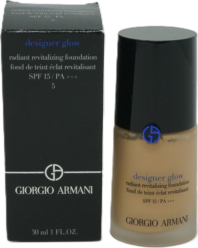 Giorgio Armani Designer Glow Radiant Revitalizing Foundation SPF 15 PA Plus 1 oz