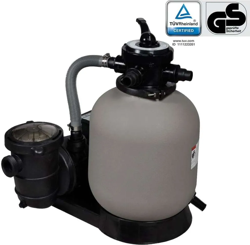 Pompe à sable 600 W pour garder une eau de piscine propre et limpide