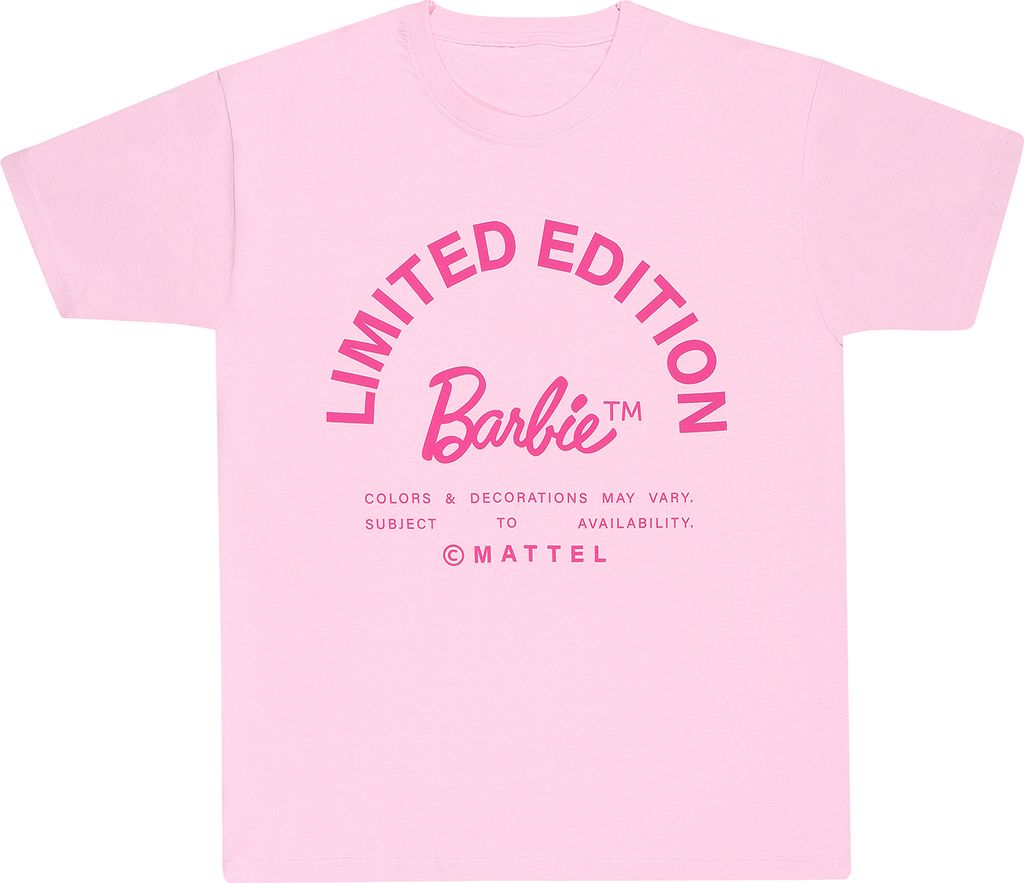 Heroes Inc Heroes Inc Barbie T-Shirt | Barbie T-Shirt für Damen | Rosa T-Shirt aus 100 % Baumwolle | Offizielles Barbie-Merchandise, Pink, S