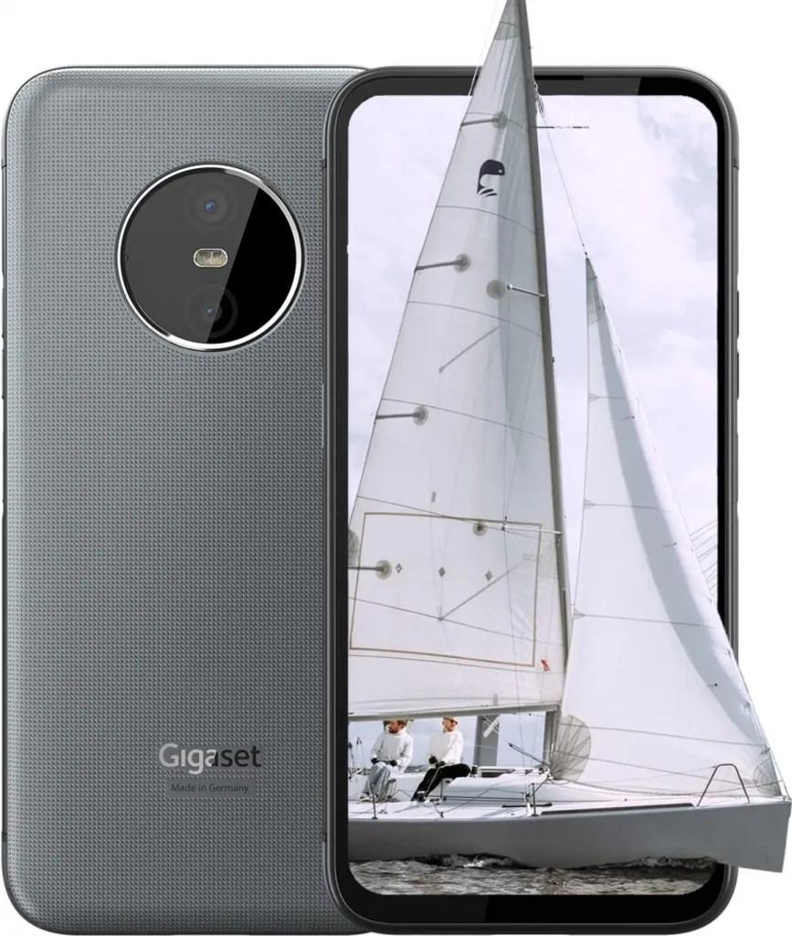 Smartphone Durci Gigaset GX6 5G avec Écran 6,6" et Batterie de 5000 mAh Gris
