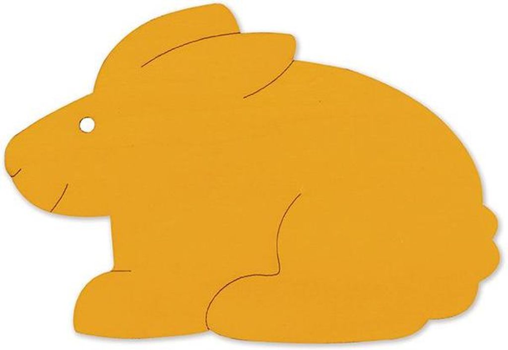 Hape Holzpuzzle Kaninchen - Lagenpuzzle 5 Teile nachhaltiges Spielzeug