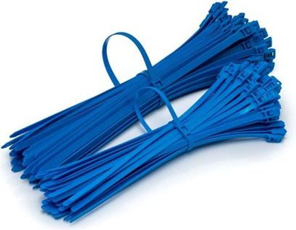 Sicherheits-Kabelbinder 350/7 mm Blau