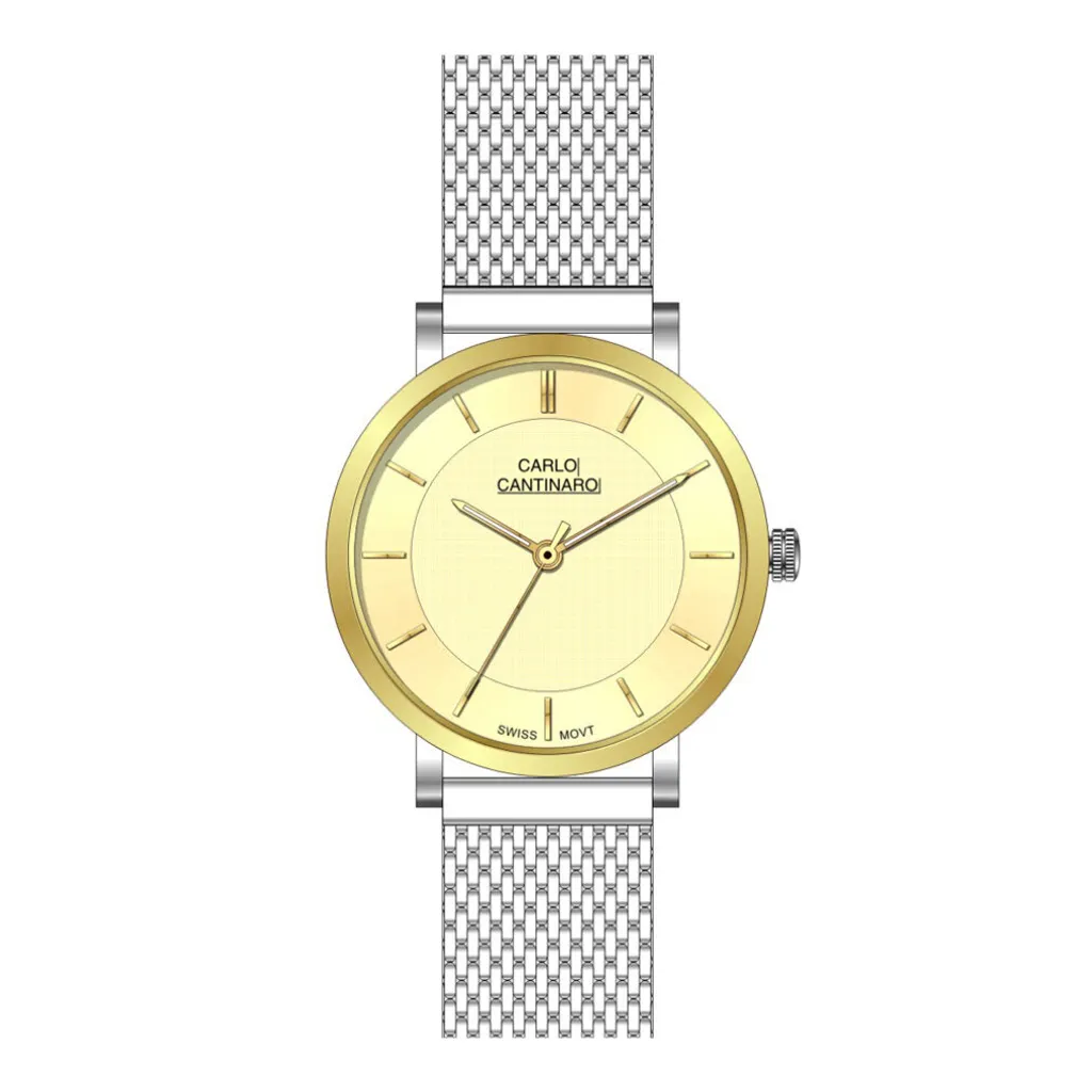 Montre de Luxe pour Femme Carlo Cantinaro CC1002LM013 : Accessoire Chic