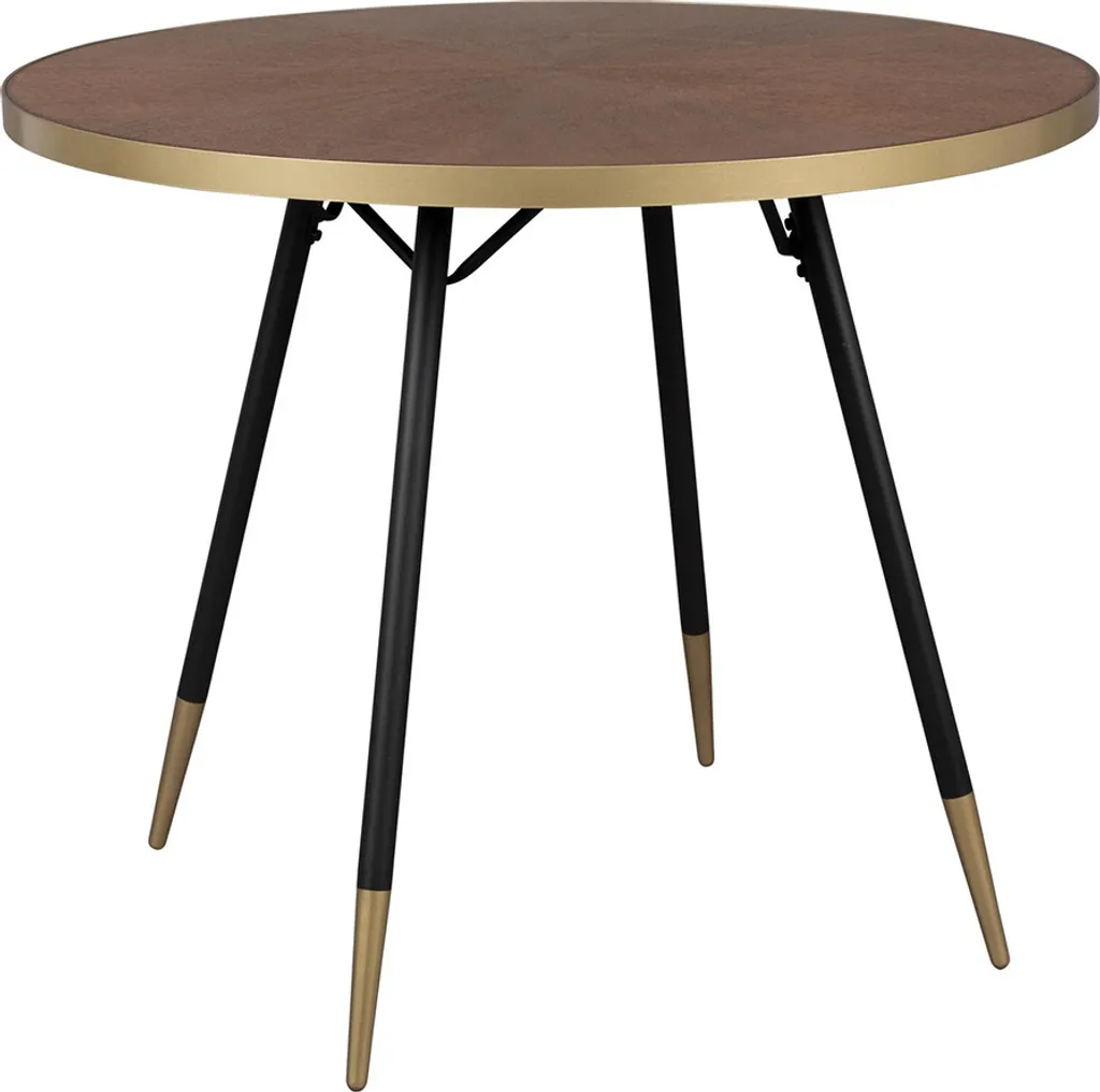 Table de repas ronde 91 cm Nesthaus Laura en bois clair pour 4 personnes