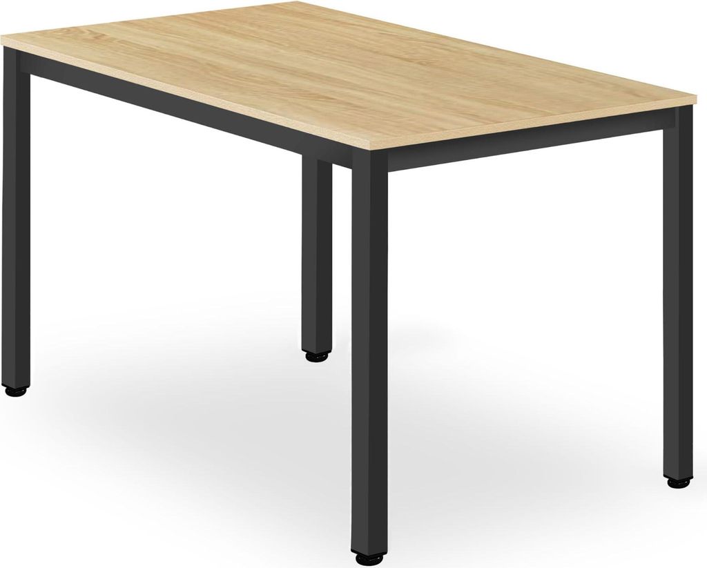 Stół Valora TESSA 120x60 Dąb Czarne Nogi - Nowoczesny stół Zdjęcie produktu 