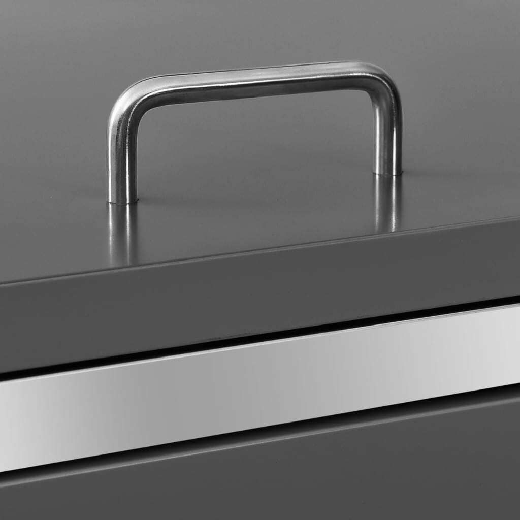 Box na odpadky pro 2 koše 138x77,5x112,5 cm nerezová ocel Obrázek produktu 9