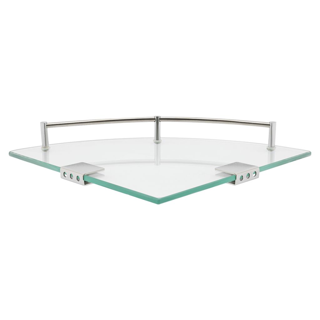 Étagère en verre Étagère d'angle pour la salle de bain max Image du produit 
