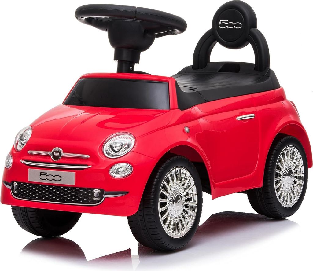 Kindervoertuig für Babys ab 12 Monaten - Ride-On Auto mit Hupe und Motorgeräuschen (Rot)