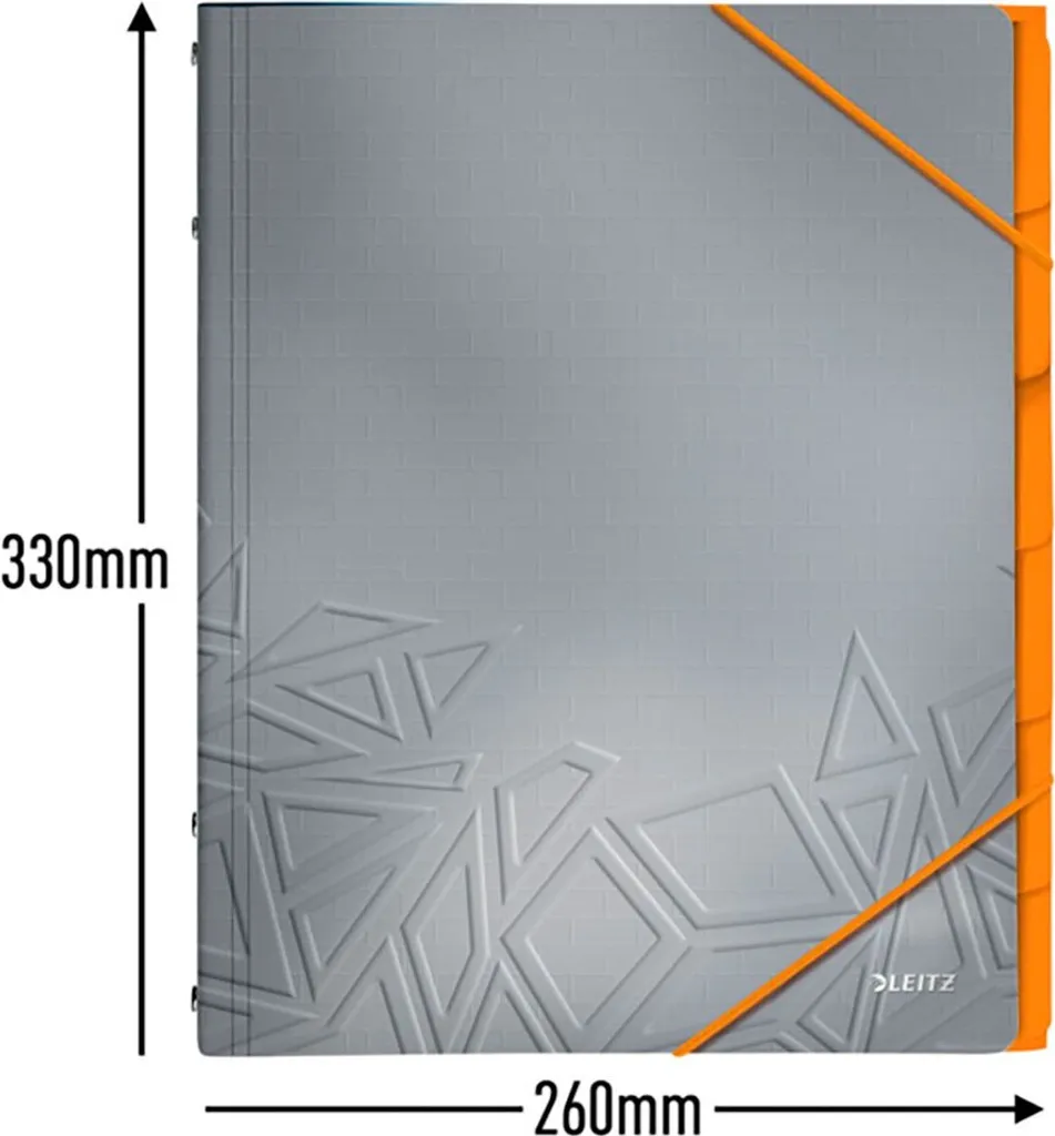 Rangement Documents A4 Leitz Urban Chic 6 Compartiments Gris Pro