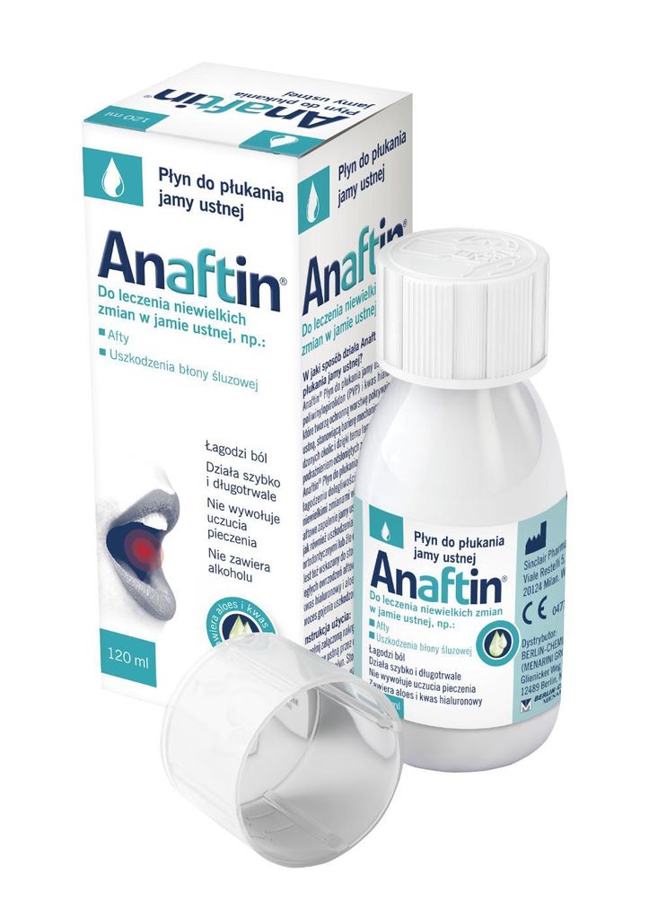 Anaftin Mundspülung, 120ml - Für einen frischen Atem und Produktbild