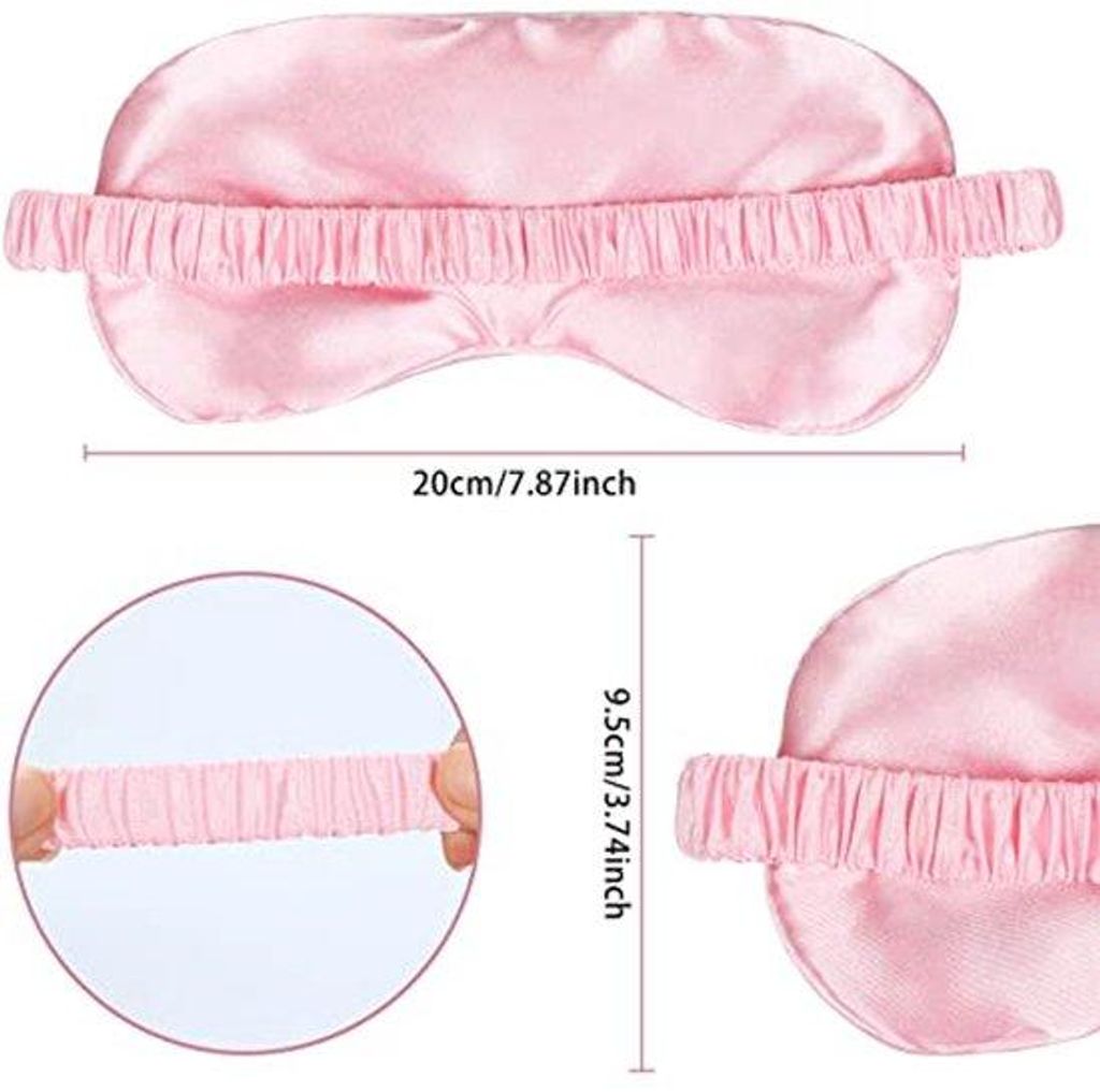 Reis- slaapmasker-set mit 2 Paar Ohrstöpseln, 100% Baumwoll-Augenabdeckungen, geruchlos, inklusive Reisetasche