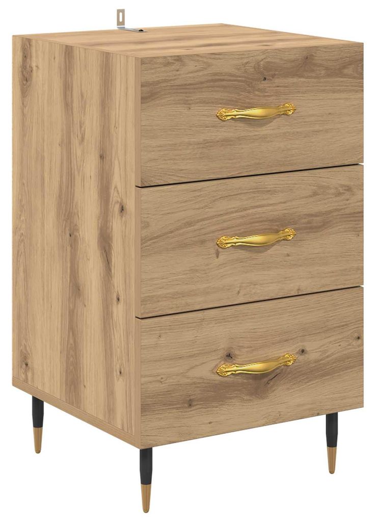 Nachttisch Artisan-Eiche 40 x 40 x 66 cm Holzwerkstoff