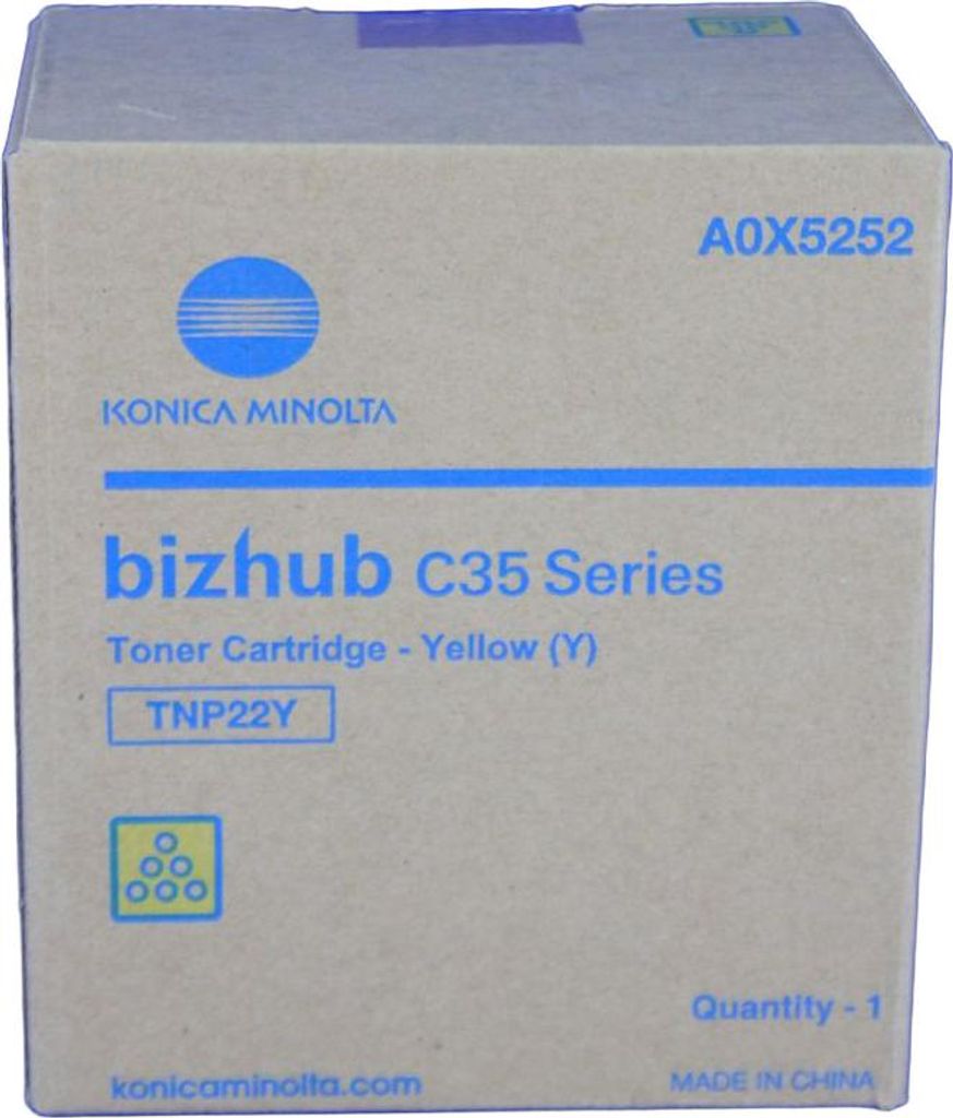 Konica Minolta Bizhub C35/P Toner Gelb, TNP-22Y, 6000 Produktbild 