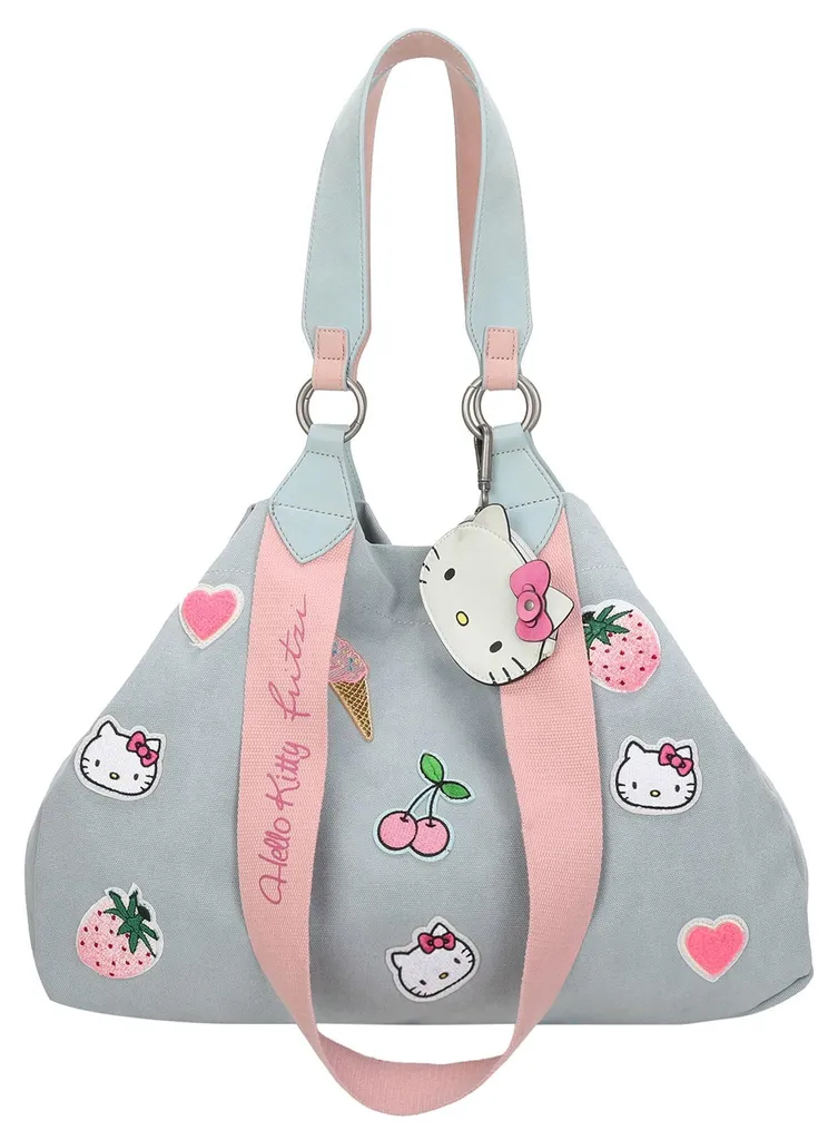 Sac Izzy Medium Fritzi aus Preußen Kitty Blue en Matière Vegan Durable