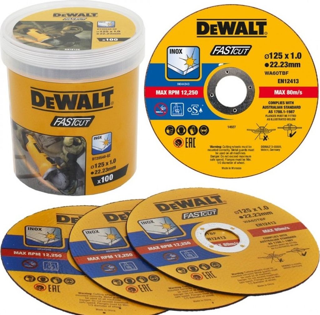 DeWALT DT20540-QZ, Płyta szlifierska, Środek płaski, Zdjęcie produktu 