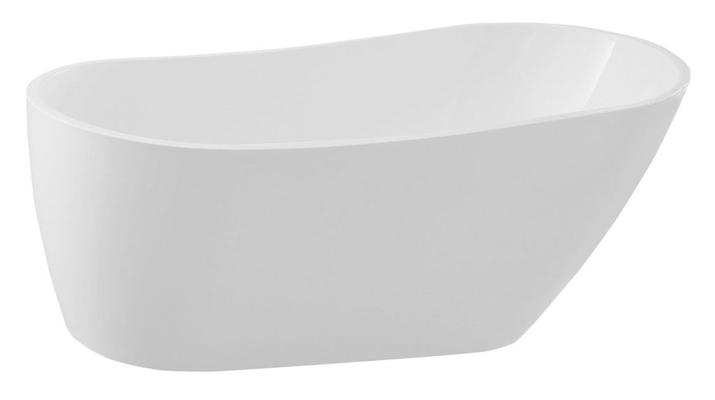 TISA Freistehende Badewanne 150x75cm, weiß